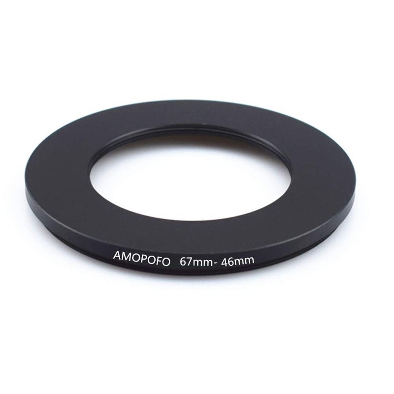 AMOPOFO 67 to 46mm Metal Step Down Rings Filter Adapter for UV,ND,CPL, Compatible with All 67mm Camera Lenses & 46mm Accessories - Image 4